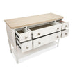Salt Life Home Echo Isles Sea Pearl and Driftwood Sideboard