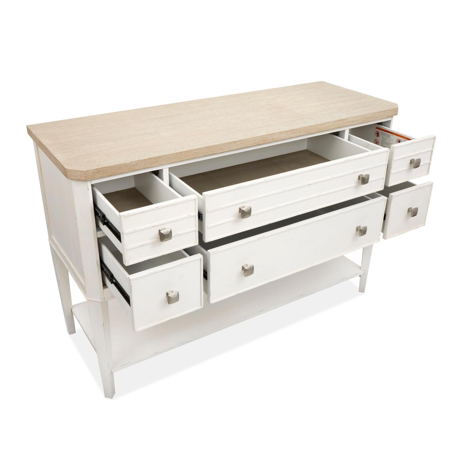 Salt Life Home Echo Isles Sea Pearl and Driftwood Sideboard