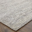 Feizy Brighton 69CHF Modern Abstract in Ivory/Taupe/Silver