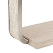 Michael Amini Lotus Bay C-Shaped Accent Table - Sand