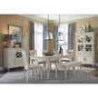 Magnussen Home Newport Alabaster Extendable Dining Table