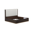 Michael Amini West Kensington Bed - Buff/Medium Espresso