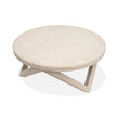 Magnussen Home Bostwick Coconut Cream Round Cocktail Table