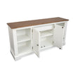 Magnussen Home Kingston Whisper White & Cerused Nutmeg Credenza