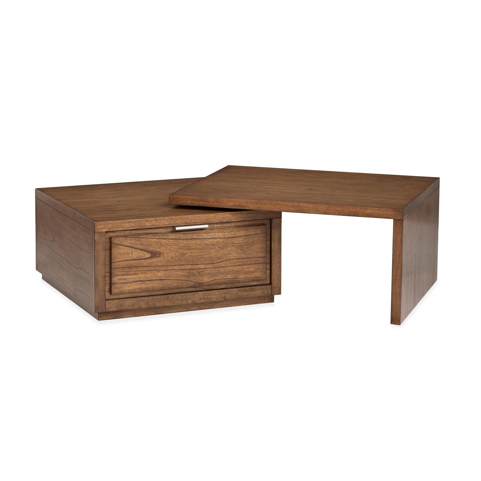 Magnussen Home Newton Cinnamon Rectangular  Cocktail Table 