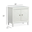 Magnussen Home Springhouse Whisper White Door Nightstand