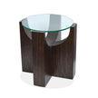 Magnussen Home Beckham Rustic Tavern Round End Table