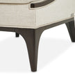 Michael Amini Paris Chic Accent Chair - Cremini/Espresso