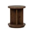 Magnussen Home Oswald Brown Round End Table