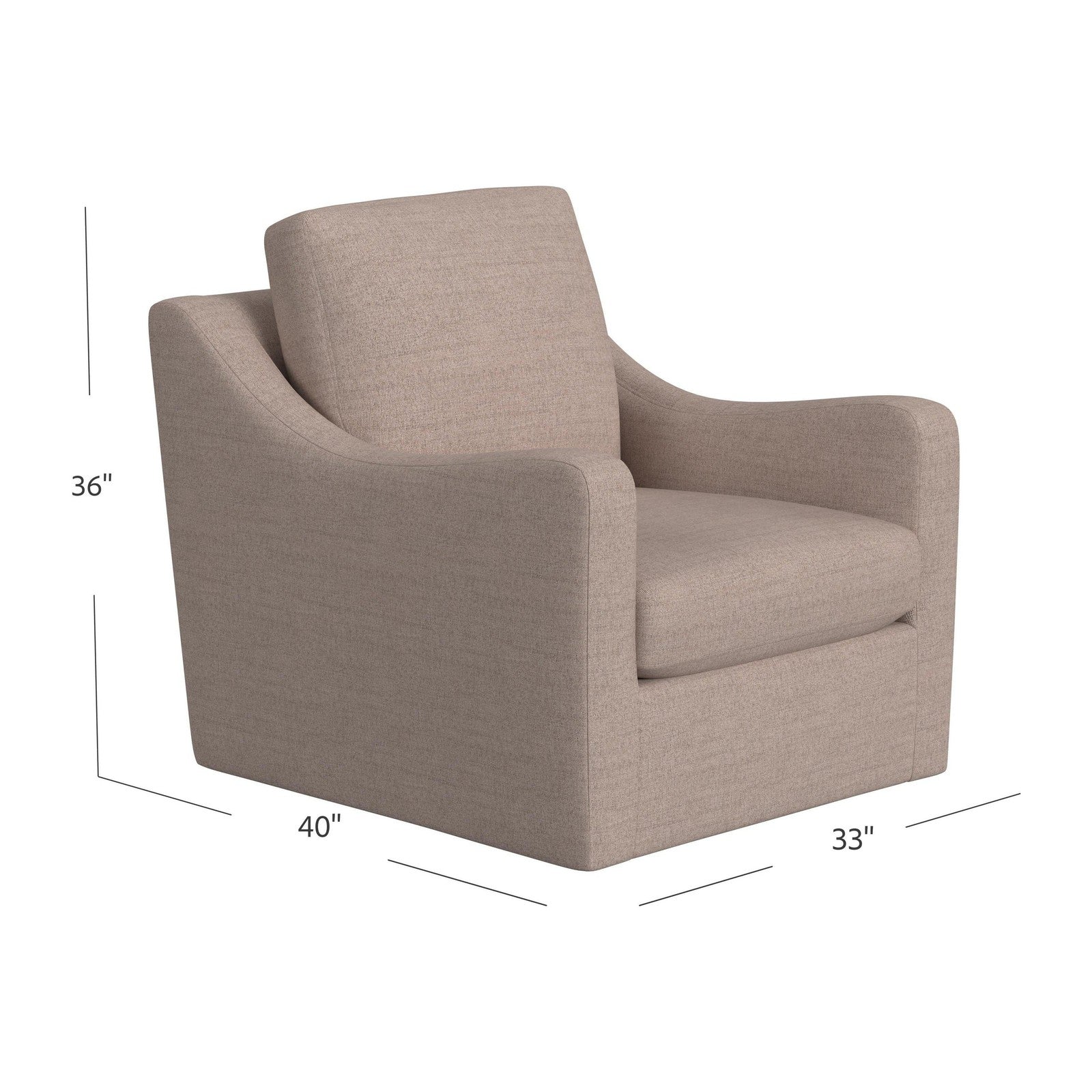 Hooker Upholstery Dimitri Swivel Lounger