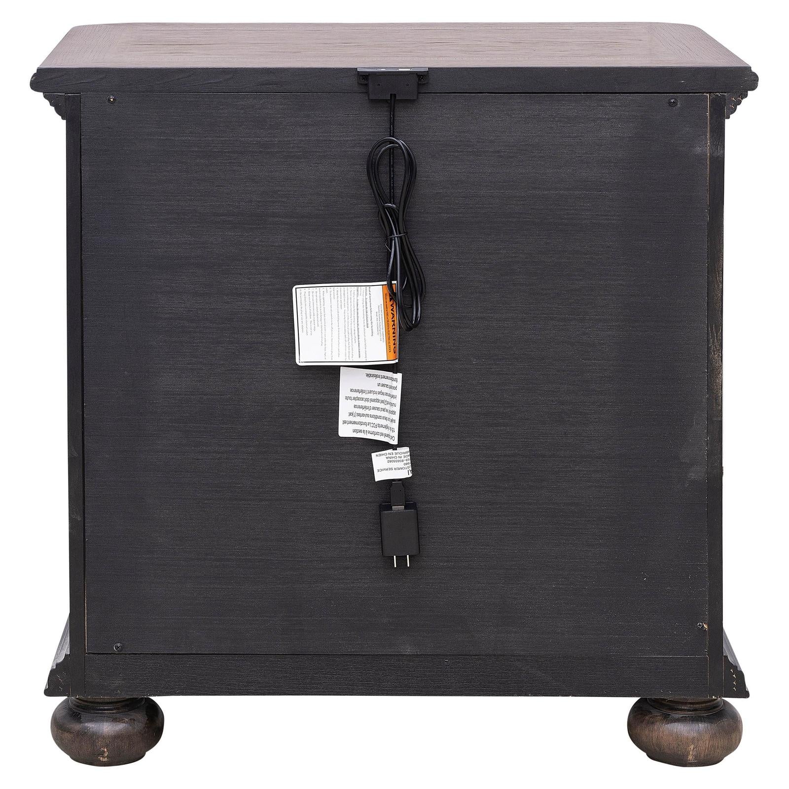 Pulaski Furniture Saddle Creek Timber Brown Drawer Nightstand