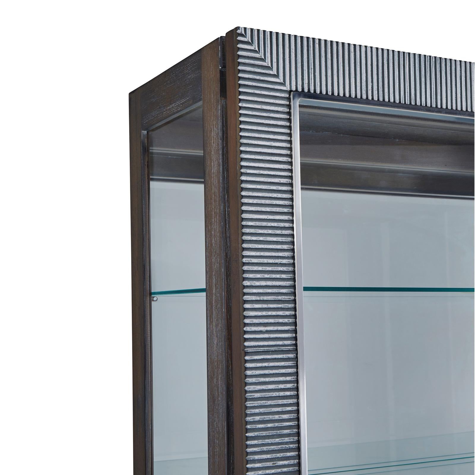 Pulaski Furniture Pulaski Furniture Accents Medium Wood Sliding Door Curio Cabinet