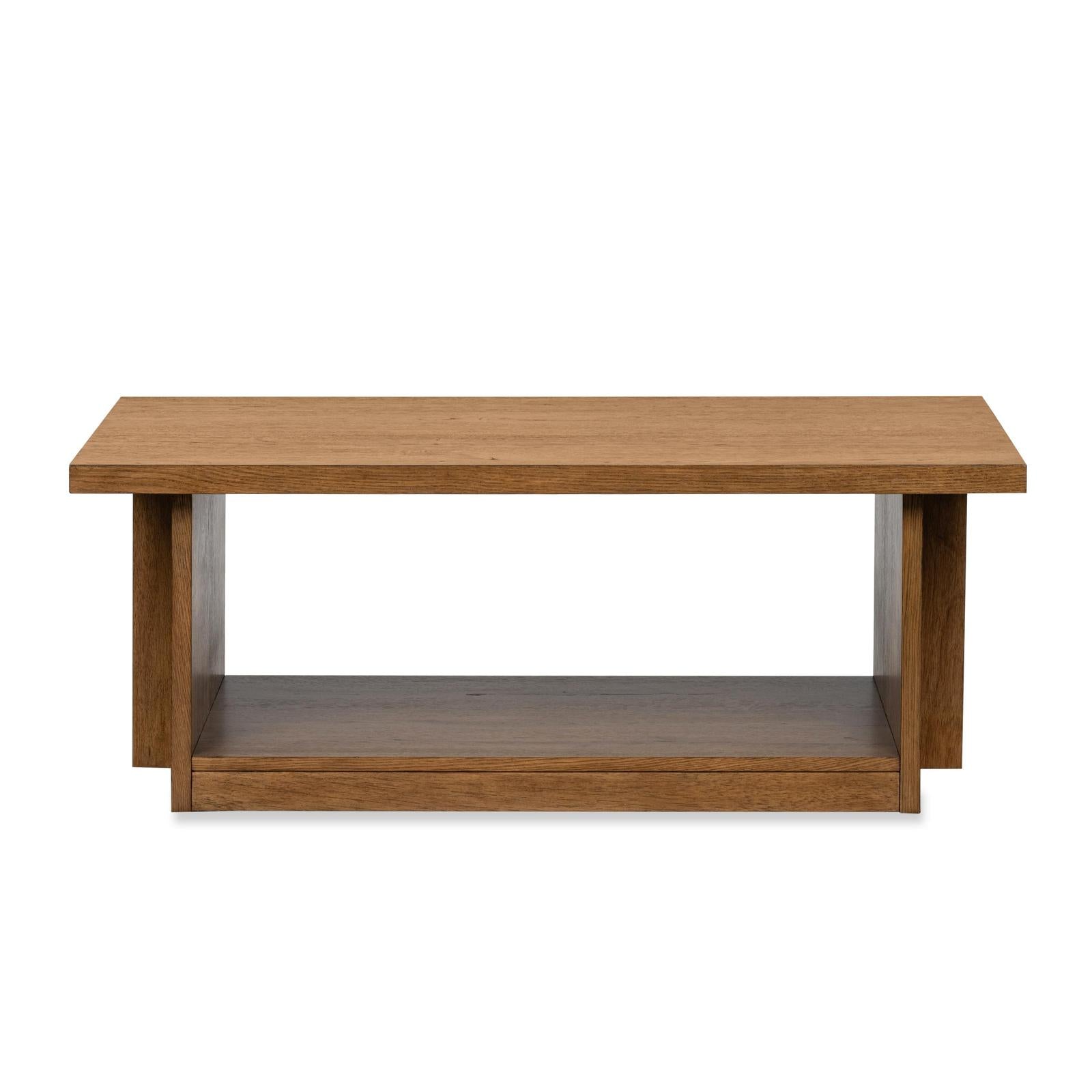 Magnussen Home Marcel Brown Rectangular Cocktail Table