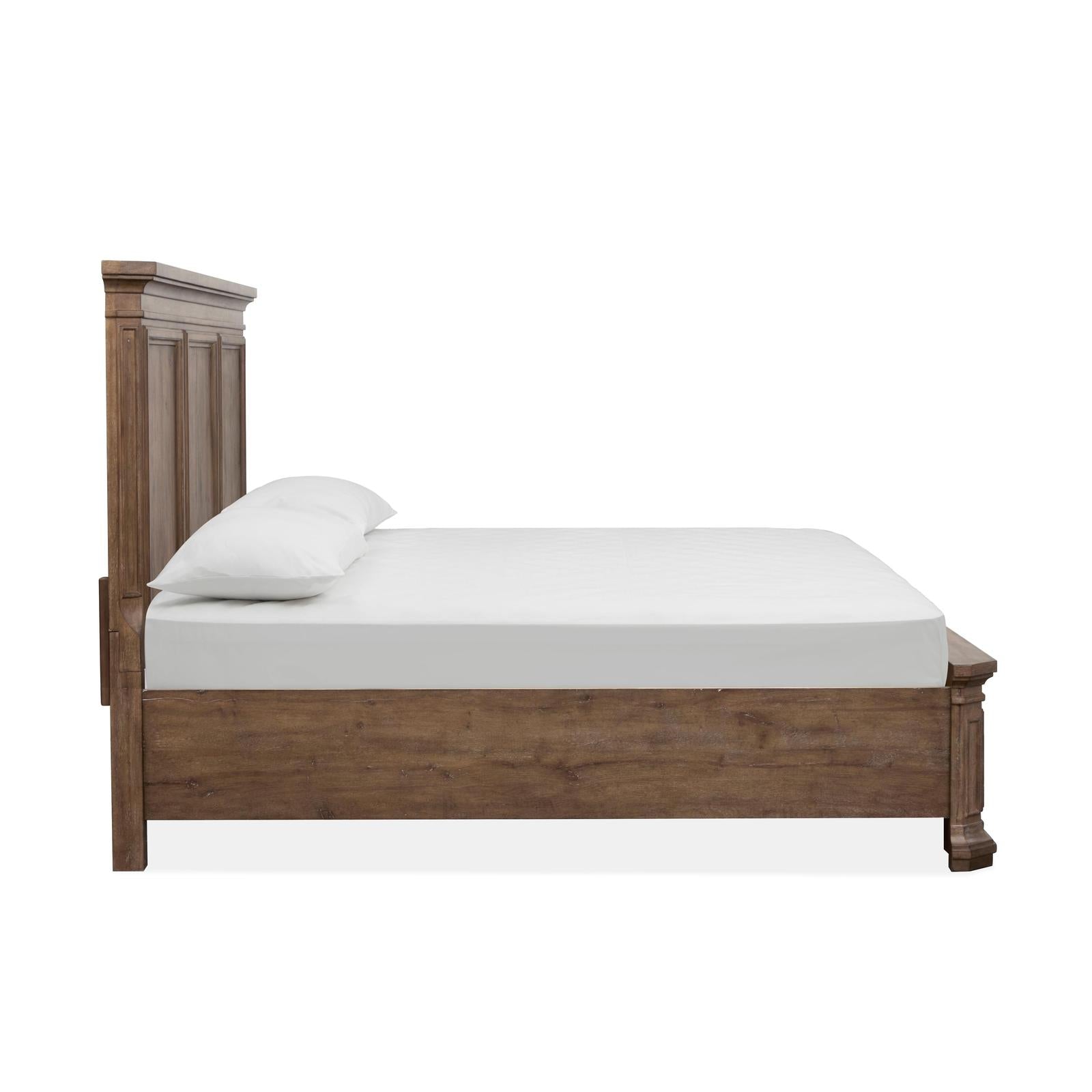Magnussen Home Adler Court Florentine Walnut Panel Bed