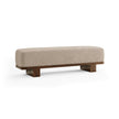 Magnussen Home Reena Rich Brown Upholstered Bench