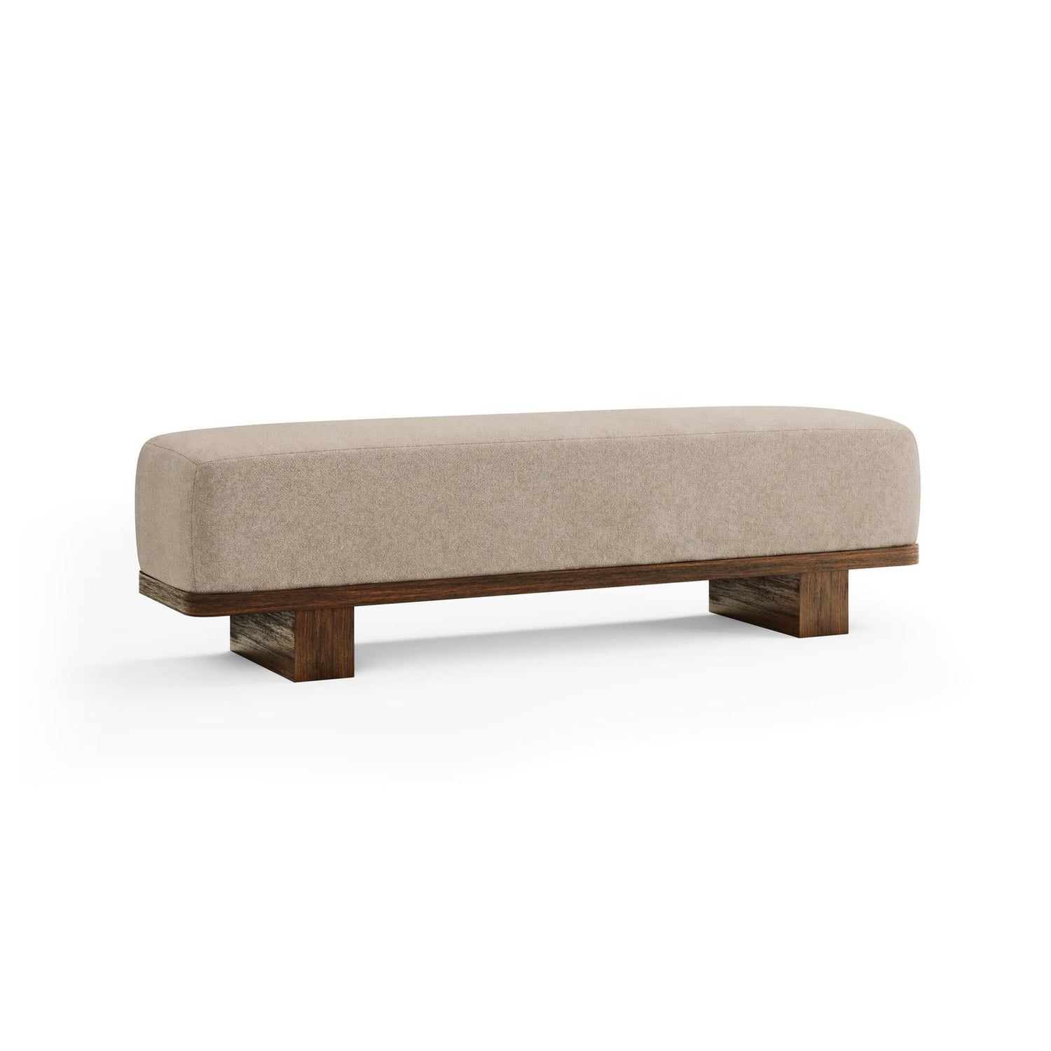 Magnussen Home Reena Rich Brown Upholstered Bench