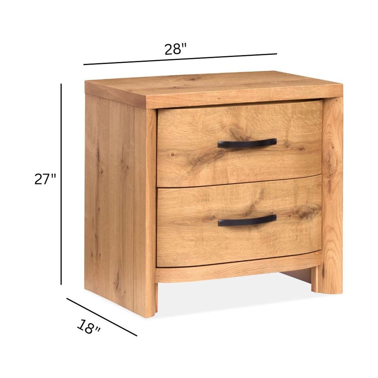 Magnussen Home Laramie Honey Wheat Nightstand