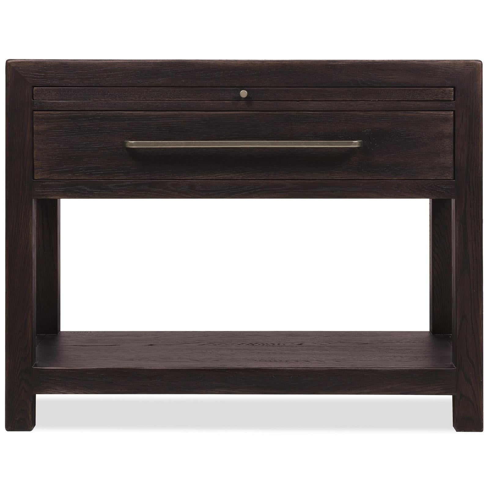 Hooker Furniture Driftwood One-Drawer Nightstand with Stone