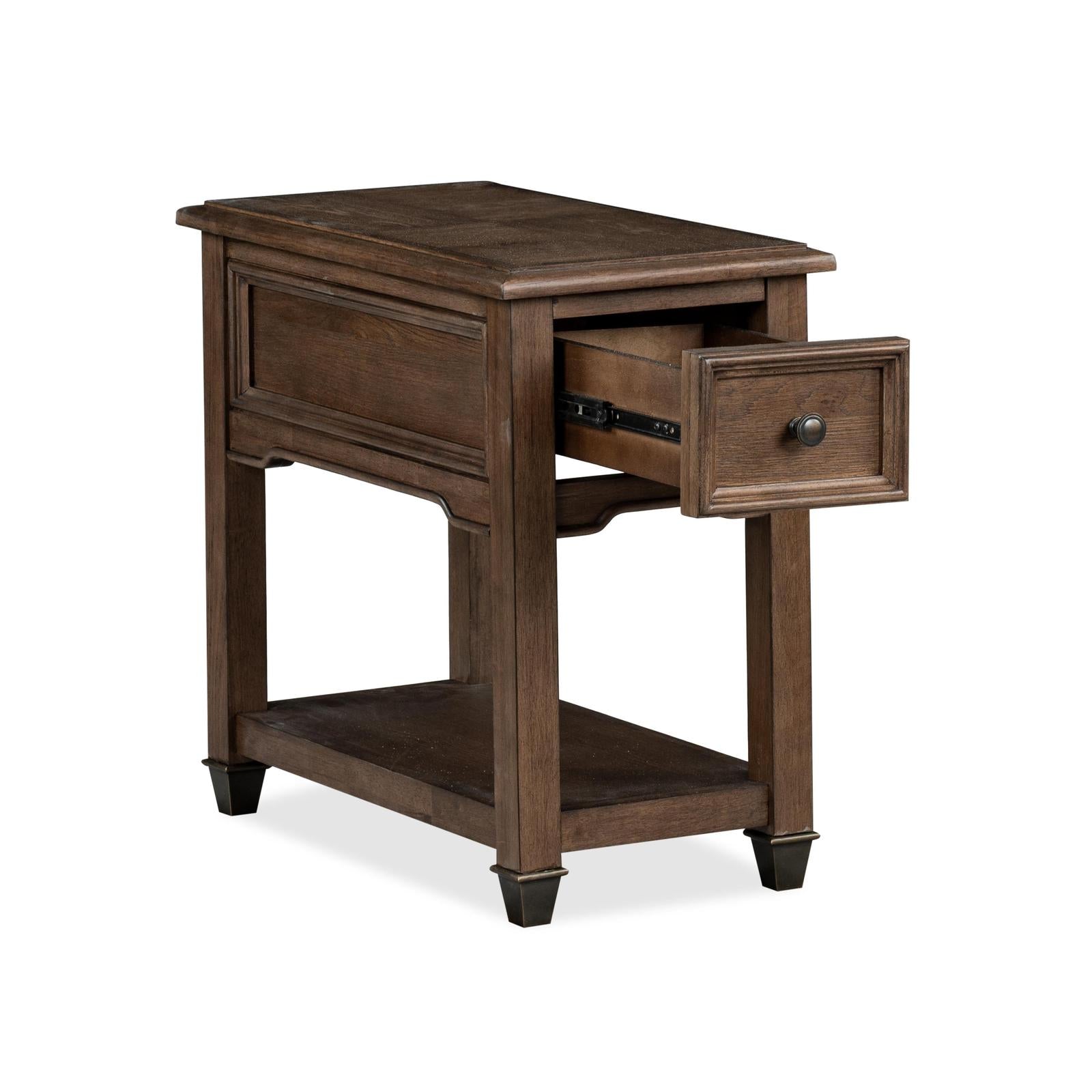 Magnussen Home Cormac Brown Rectangular Accent Table