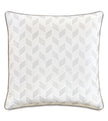 Eastern Accents Tilda Metallic Pearly White Decorative Pillow