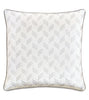 Eastern Accents Tilda Metallic Pearly White Decorative Pillow