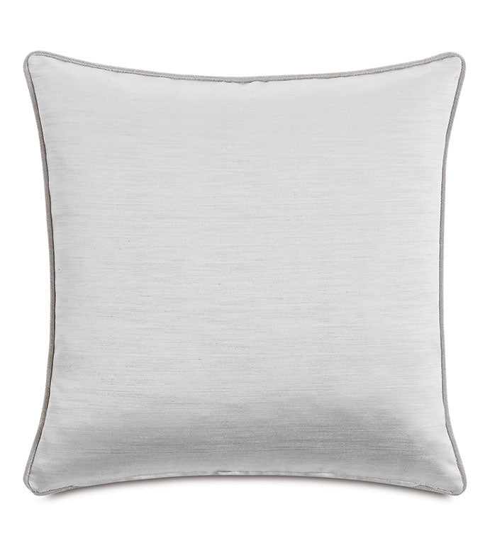 Eastern Accents Tilda Metallic Pearly White Decorative Pillow