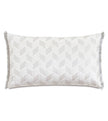 Eastern Accents Tilda Metallic Pearly White Decorative Pillow