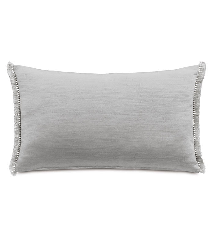 Eastern Accents Tilda Metallic Pearly White Decorative Pillow