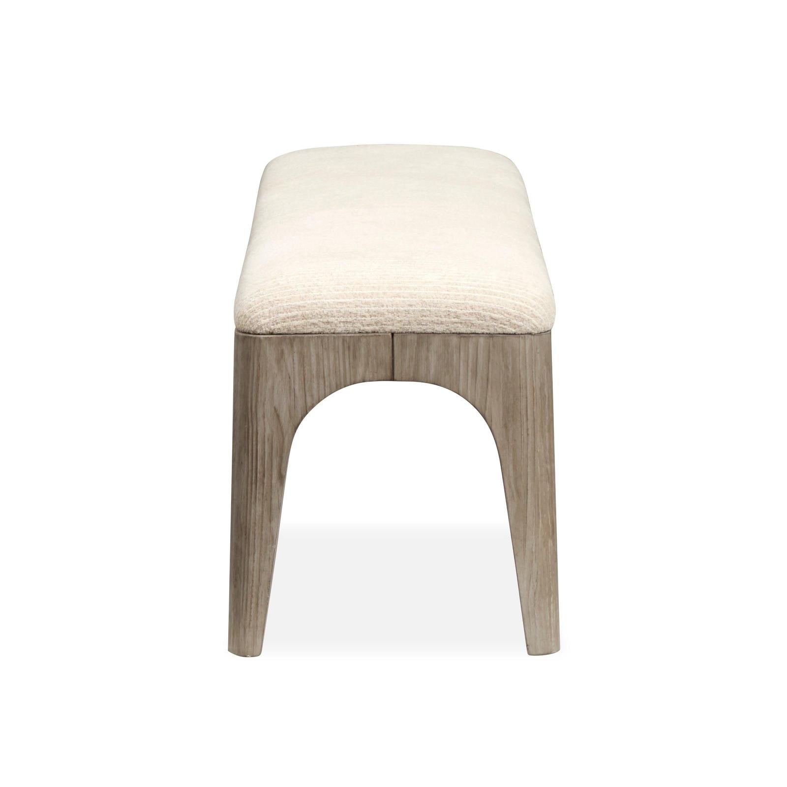 Magnussen Home Braelyn Dorian Grey Long Bench