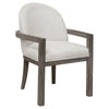 Pulaski Furniture Anderson Park Moose Trail And Frontier Brown Upholstered Dining Host Chair