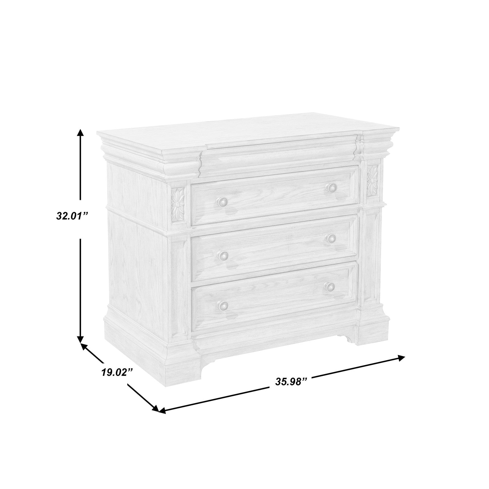 Pulaski Furniture Kingsbury 4 Drawer Bachelor's Chest