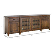 Magnussen Home Bay Creek Toasted Nutmeg Console
