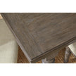 Pulaski Furniture Madison Ridge Natural Bark Extendable Leg Dining Table