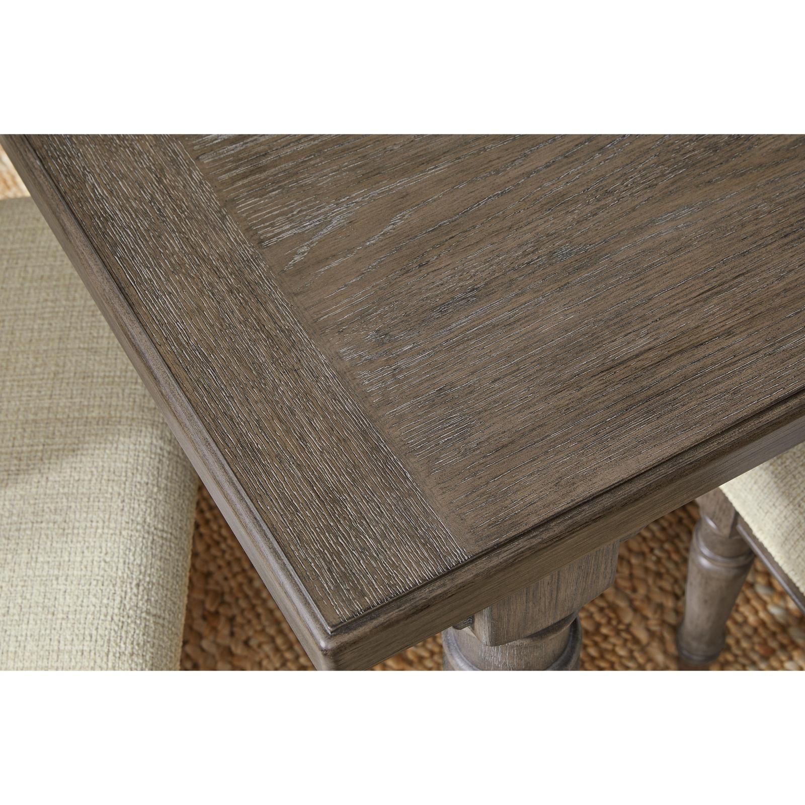 Pulaski Furniture Madison Ridge Natural Bark Extendable Leg Dining Table
