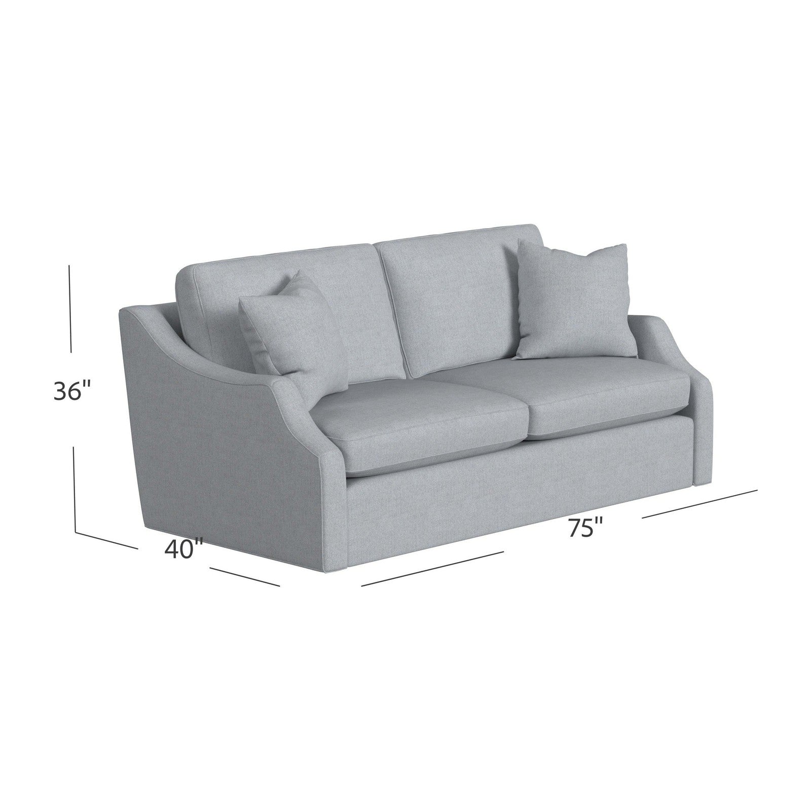 Hooker Upholstery Darrien Studio Sofa