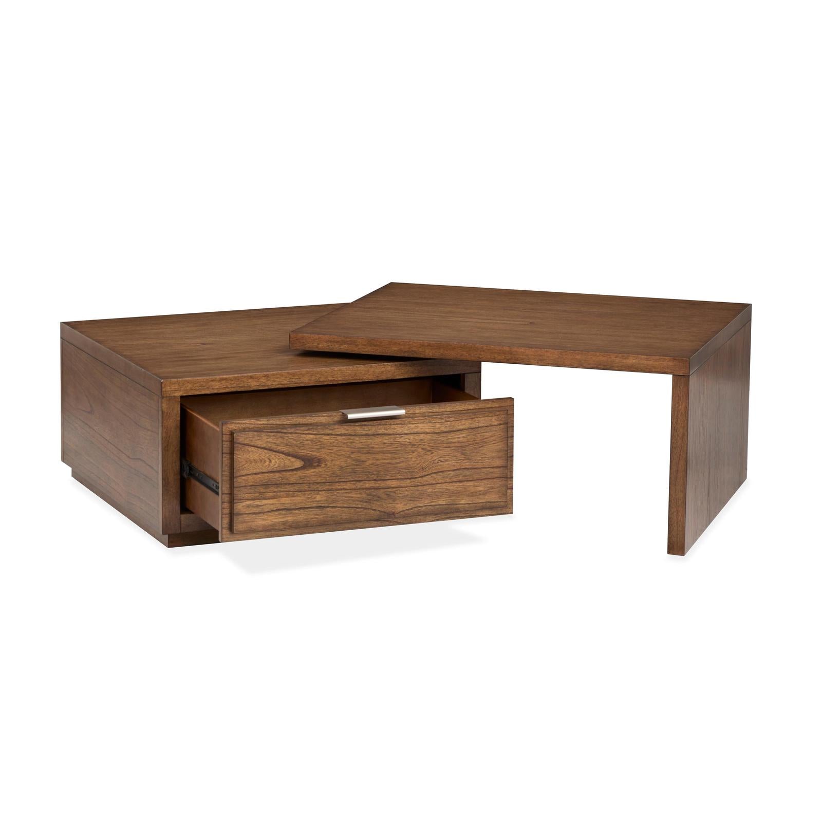 Magnussen Home Newton Cinnamon Rectangular  Cocktail Table 