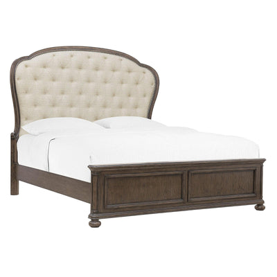Pulaski Saddle Creek Timber Brown Upholstered Bed