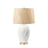 Villa & House Tobacco Leaf Lamp with Shade