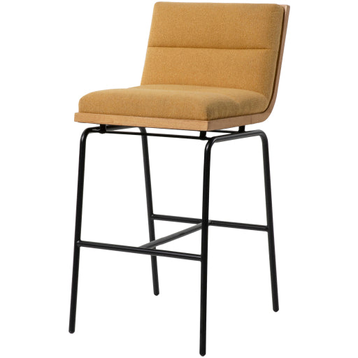 Surya Thomas Upholstered Bar Stool - Thumbnail 3