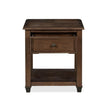 Magnussen Home Cormac Brown Rectangular End Table