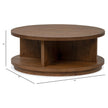 Magnussen Home Oswald Brown Round Cocktail Table