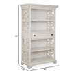 Magnussen Home Bronwyn Alabaster Bookcase