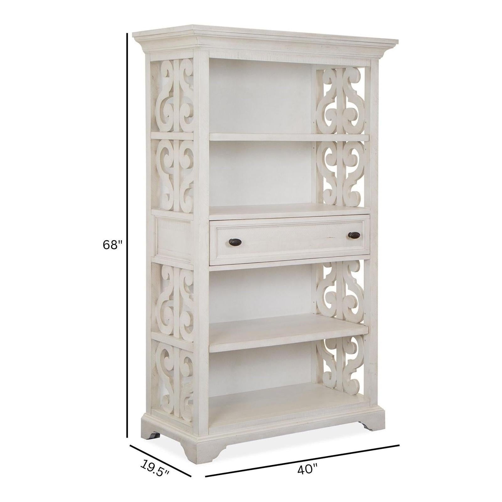 Magnussen Home Bronwyn Alabaster Bookcase