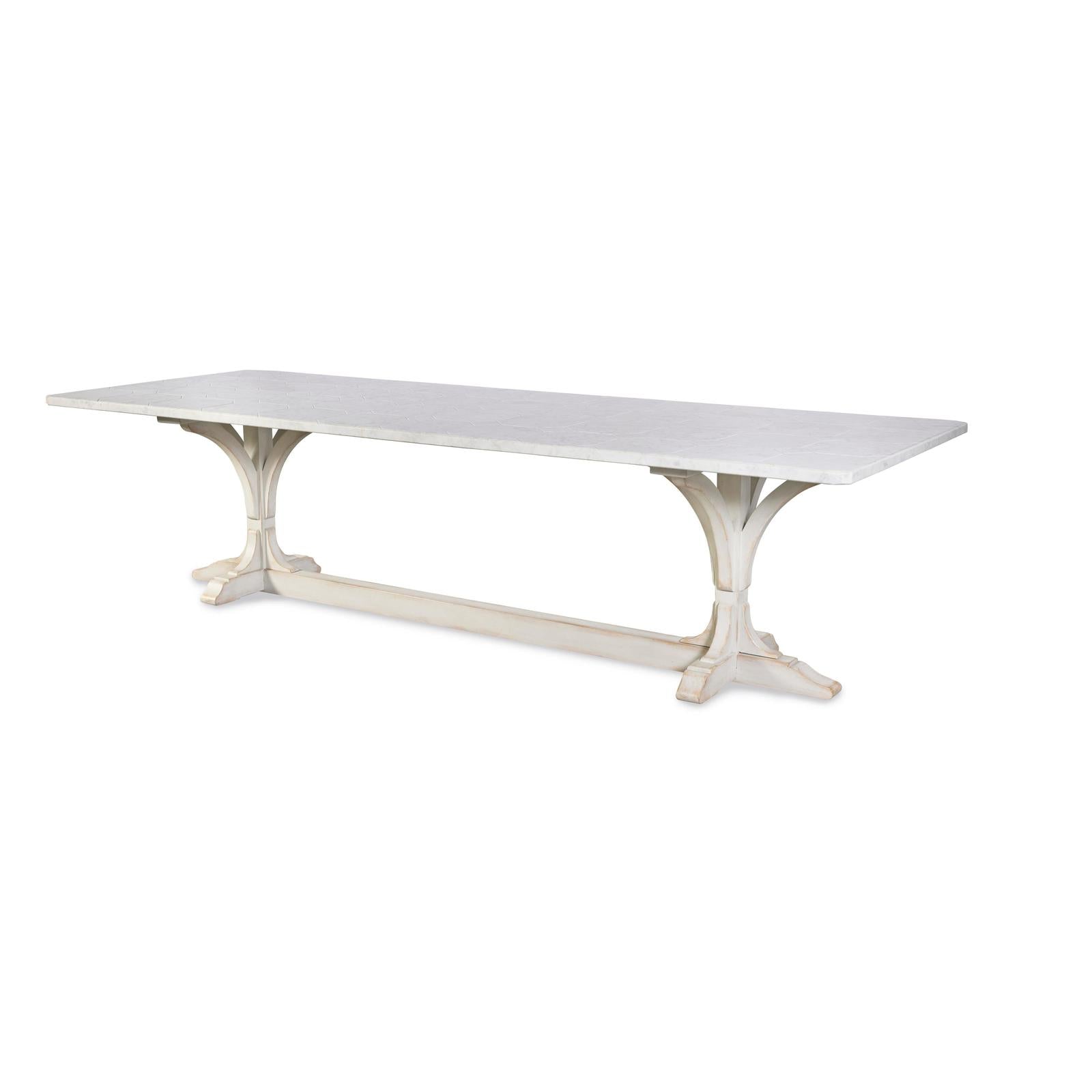 Century Furniture Tara Shaw Lucca Ii 96 Dining Table - Stone Top