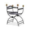 Century Furniture Tara Shaw Dante Iron Savonarola Chair
