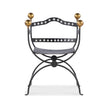 Century Furniture Tara Shaw Dante Iron Savonarola Chair