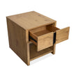 Magnussen Home Ripley Rustic Caramel And Dark Bronze Rectangular End Table
