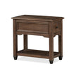 Magnussen Home Cormac Brown Rectangular Accent Table
