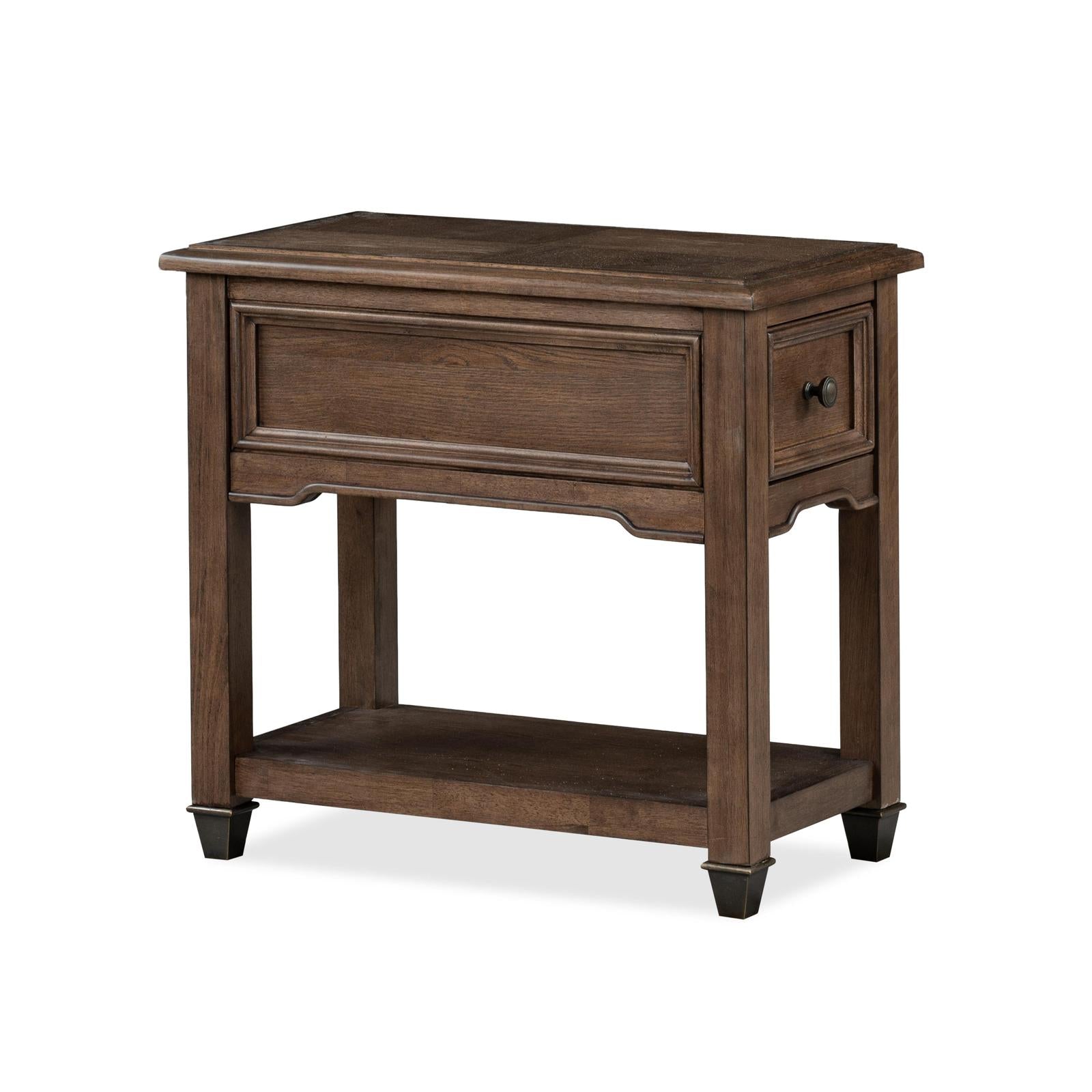 Magnussen Home Cormac Brown Rectangular Accent Table