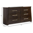 Magnussen Home Tauren Coffee Bean Double Drawer Dresser